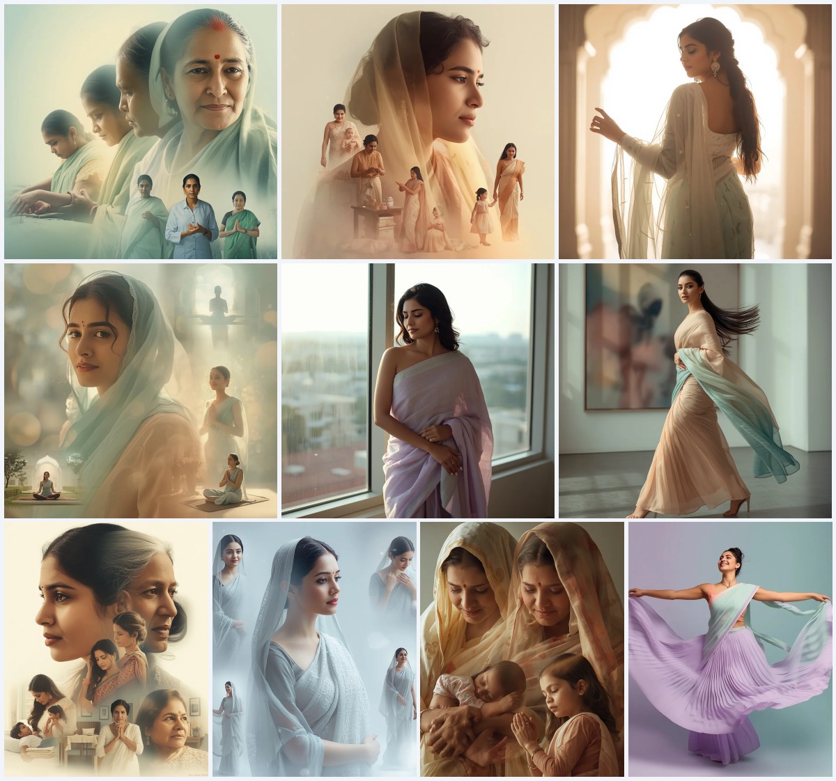 Top 10 Saree with Statement Blouse AI Prompts for Fashion-Forward Styling
